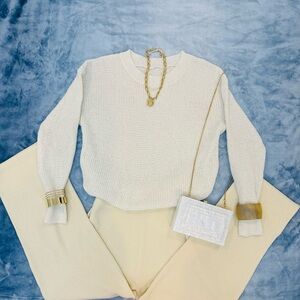 Cream Knit Sweater